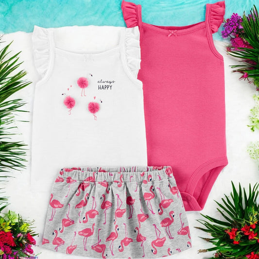 Carter's "Always Happy" Three Piece Set