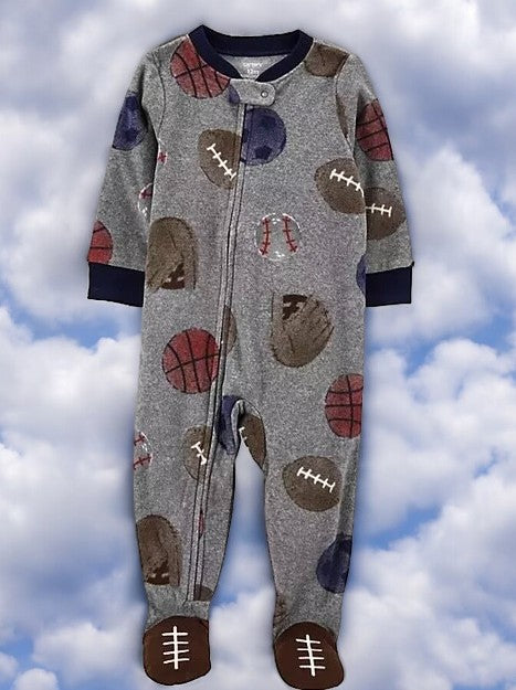 Carter's Sports One Piece Fleece Pajama