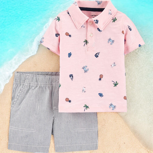 Carter's Beachy Two Piece Short Set