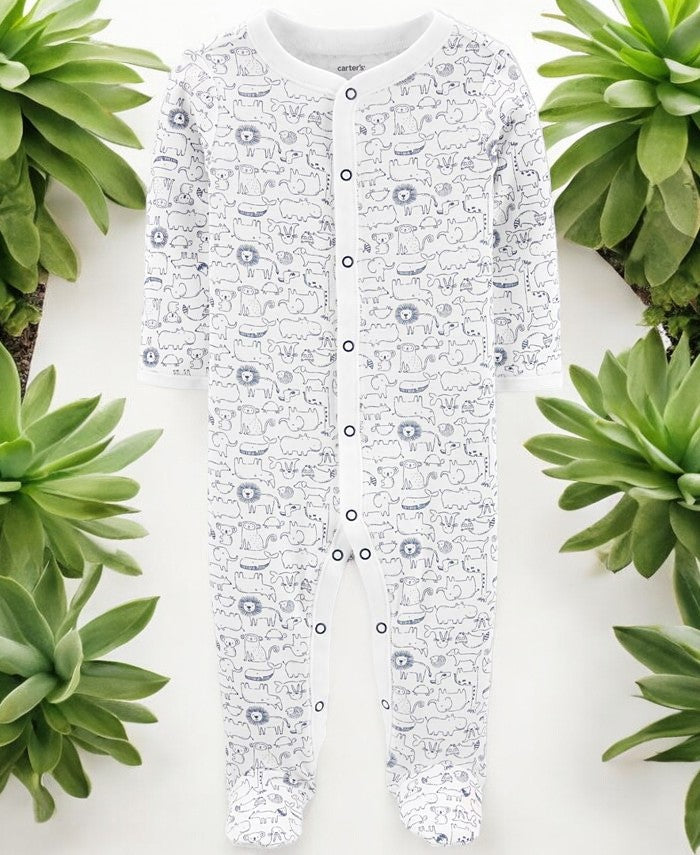Carter's "Zoo Animals" One Piece Pajama