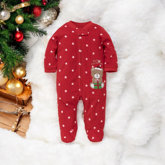 Little Me" My First Christmas" Fleece Pajama