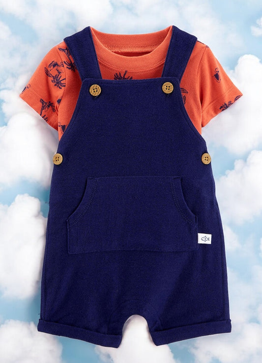 Carter's Boys Summer Shortalls Set