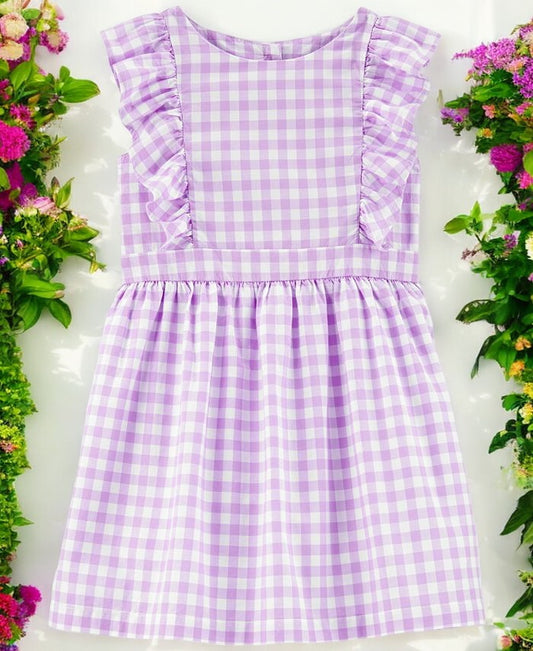 Carter's Girls Spring Plaid Two Piece Dress