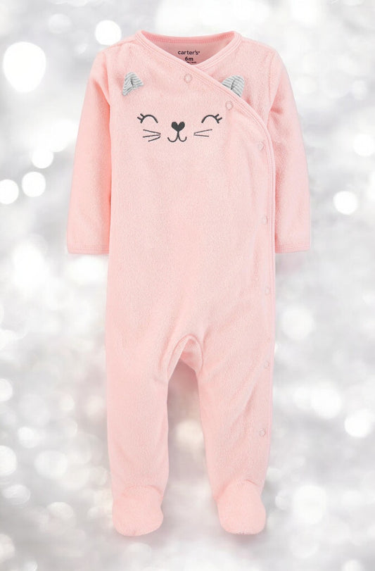 Carter's Girls Mouse Terry One Piece Pjaama